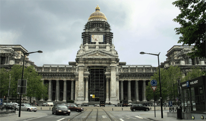 PALAIS DE JUSTICE - JUSTICE PALACE, BRUSSELS, BELGIUM
